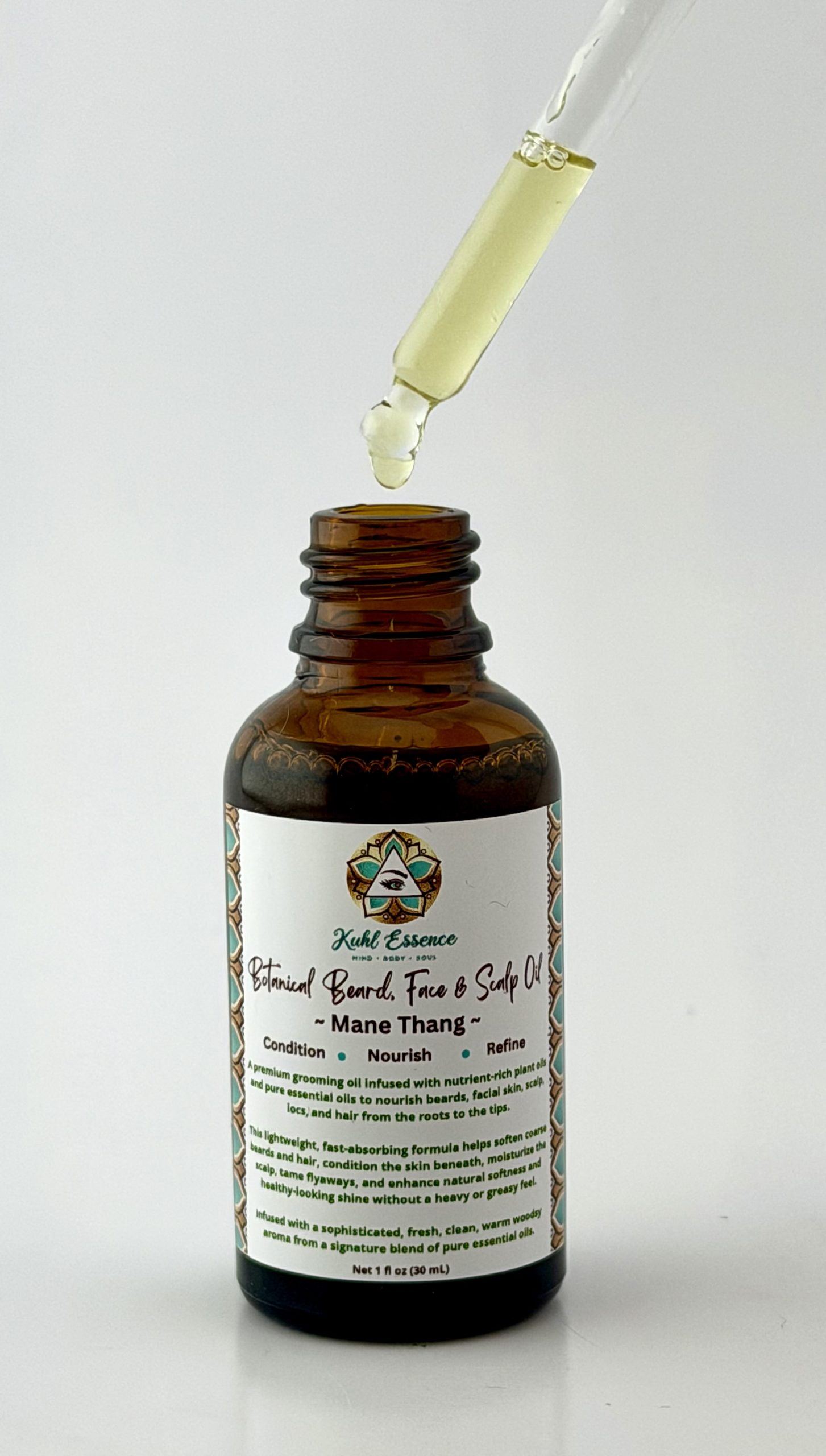 Mane Thang Botanical Beard, Face, Scalp, & Loc Oil - Image 3